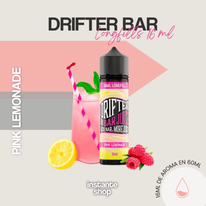 LongFills Drifter Bar Pink lemonade 16ml