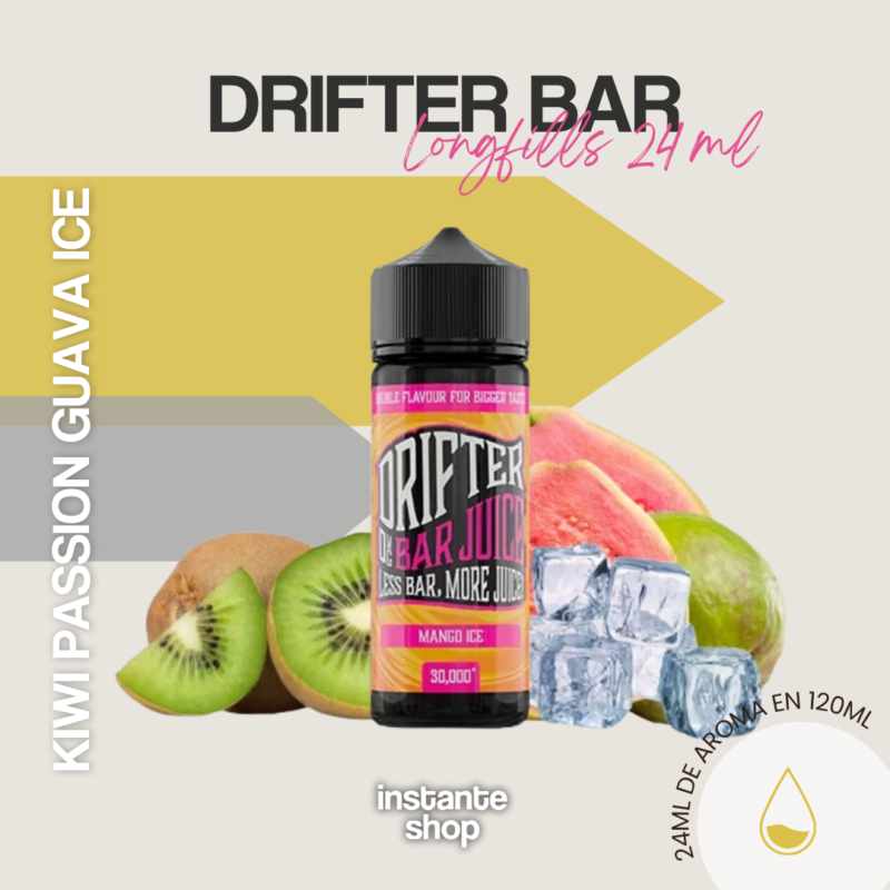 Longfills Drifter Bar Kiwi Passion Guava Ice 24Ml