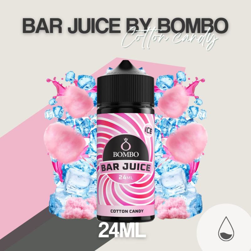 Aroma Longfills Cotton Candy Ice 24Ml Bar Juice By Bombo Bar Juice