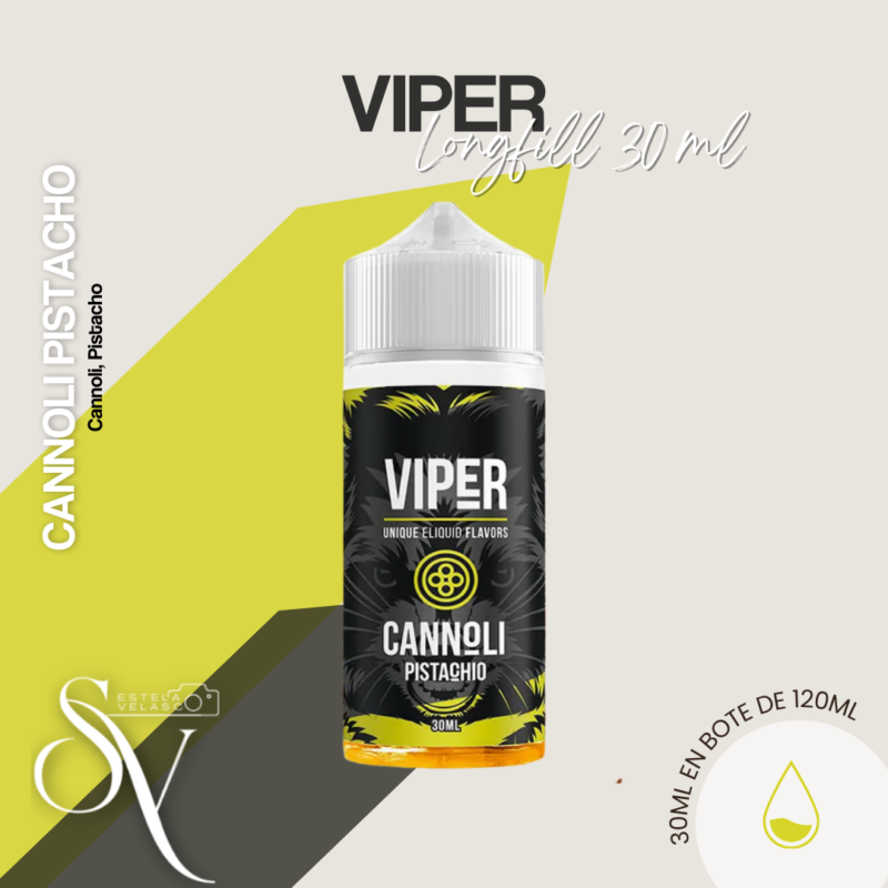 Longfills Viper Cannoli Pistachio 30Ml