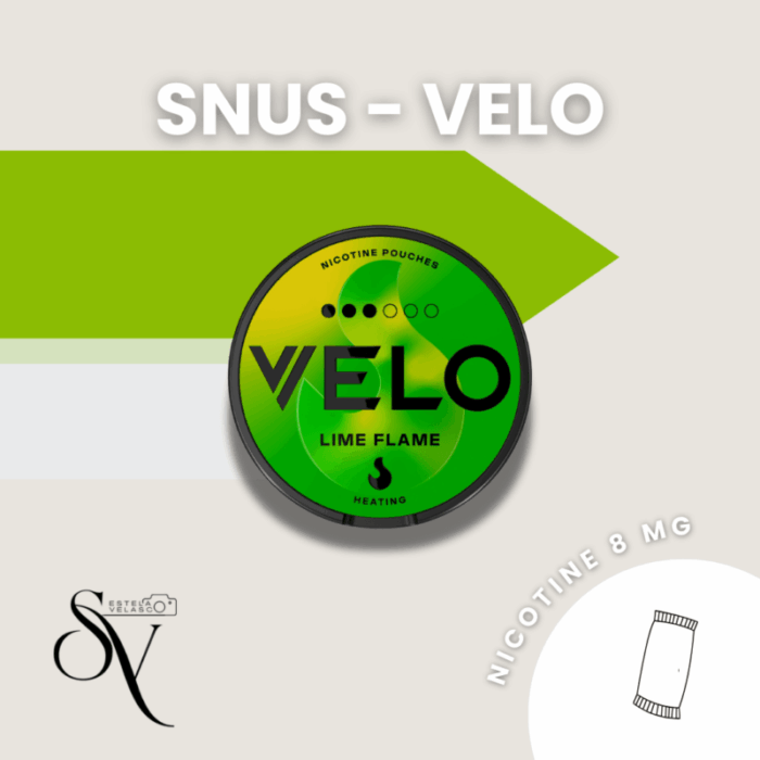 Snus Lime Flame 8mg - Velo Nicotine Pouche