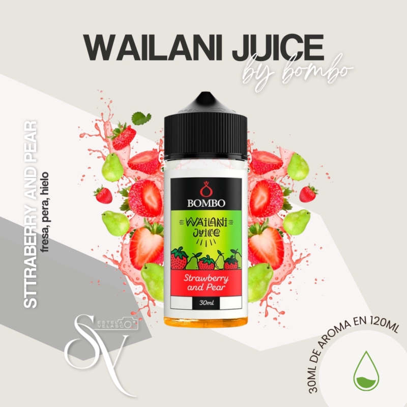 Aroma Strawberry And Pear - Wailani Bombo - Longfill