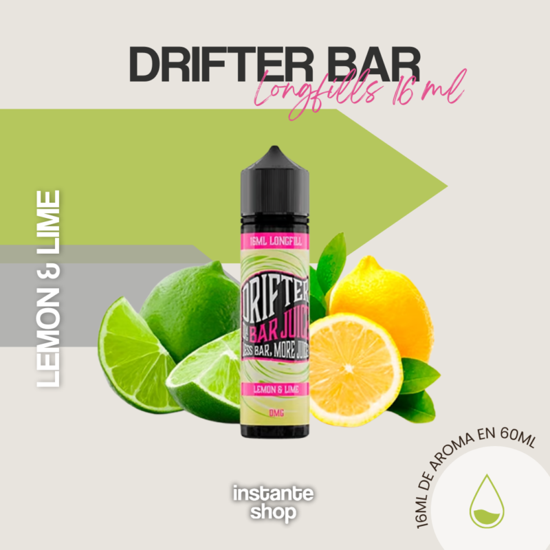 Longfills Drifter Bar Lemon Lime 16Ml