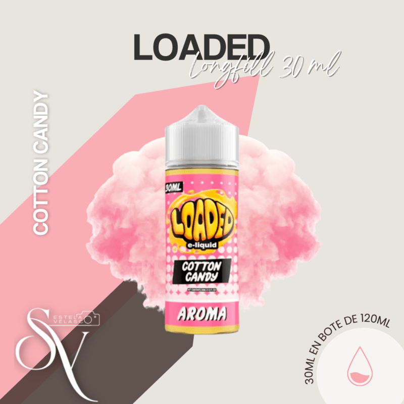 Longfills Loaded Cotton Candy 30Ml 1 Longfills Loaded Cotton Candy 30Ml