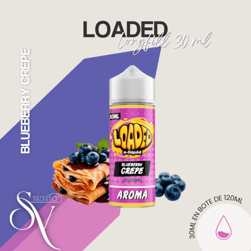 Longfills Loaded Blueberry Crepe 30Ml 1 Longfills Loaded Blueberry Crepe 30Ml
