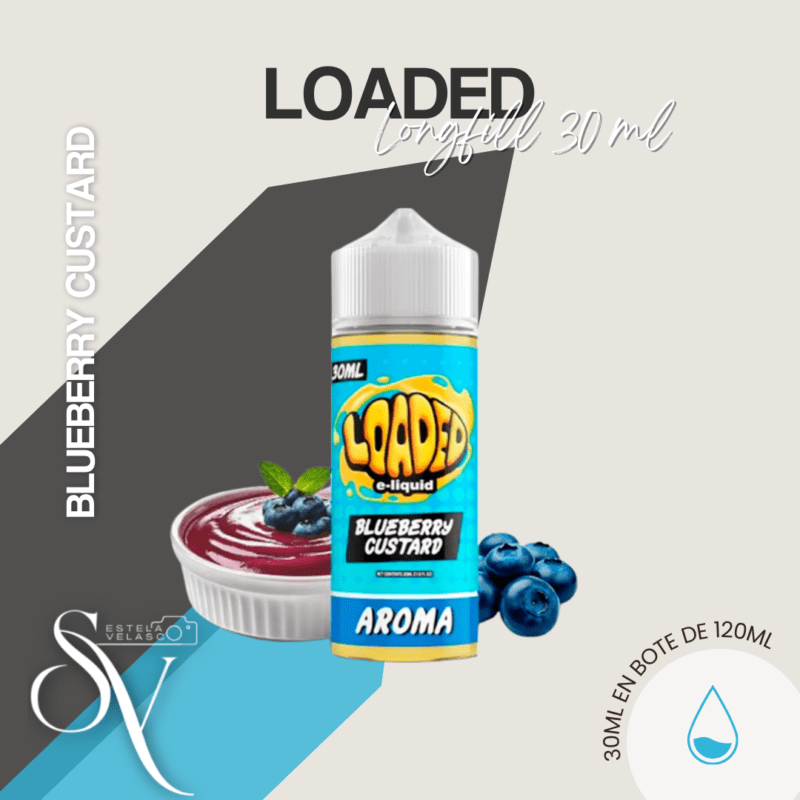 Longfills Loaded Blueberry Custard 30Ml 1 Longfills Loaded Blueberry Custard 30Ml