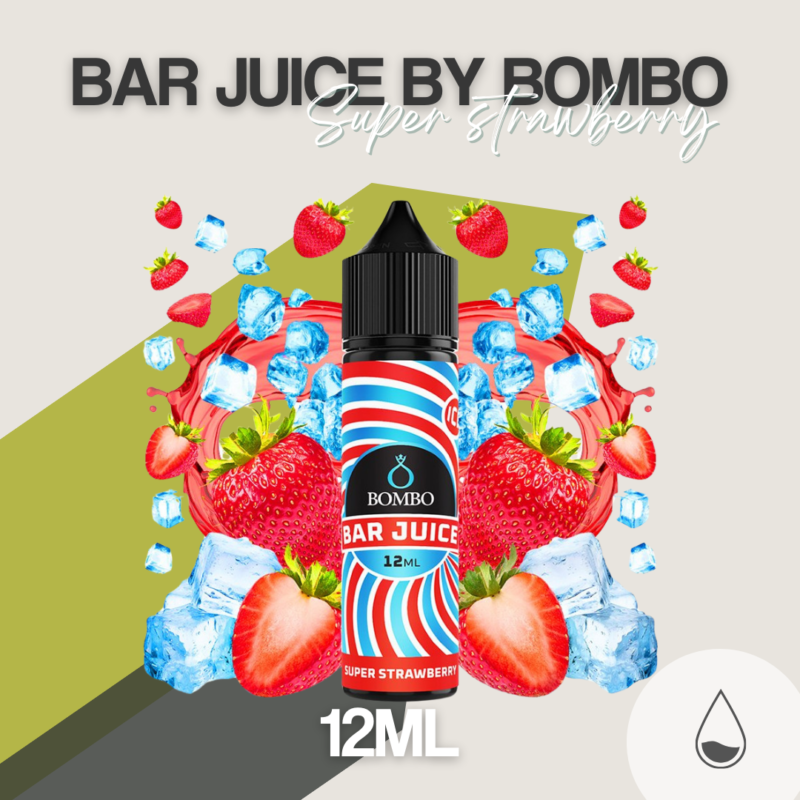 Aroma Longfills Super Strawberry Ice 12Ml By Bombo Bar Juice