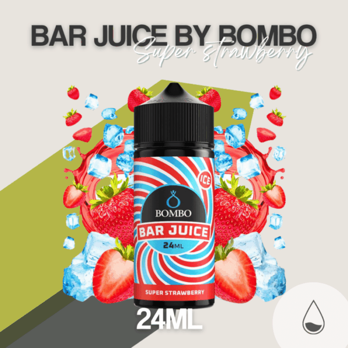 LongFill Super Strawberry Ice 24ml - Bombo Bar Juice