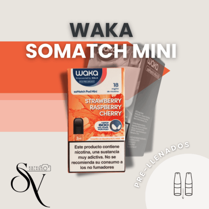 Cápsulas Waka soMatch mini Strawberry Raspberry Cherry