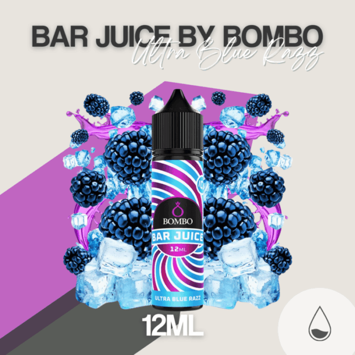 LongFill Ultra Blue Razz Ice 12ml - Bombo Bar Juice