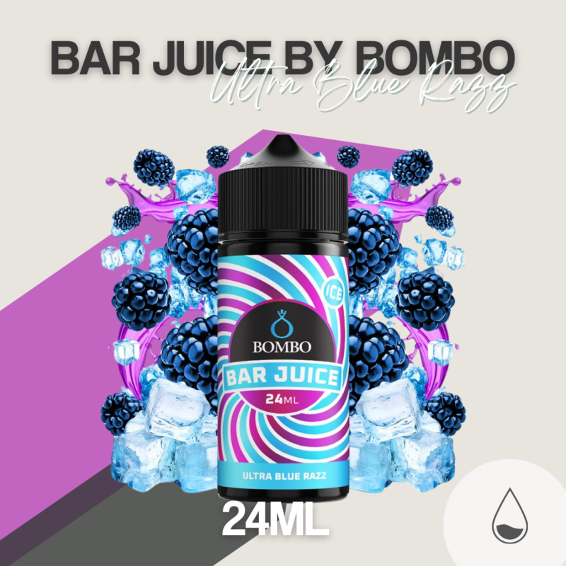 Longfills Ultra Blue Razz Ice 24Ml - By Bombo Bar Juice