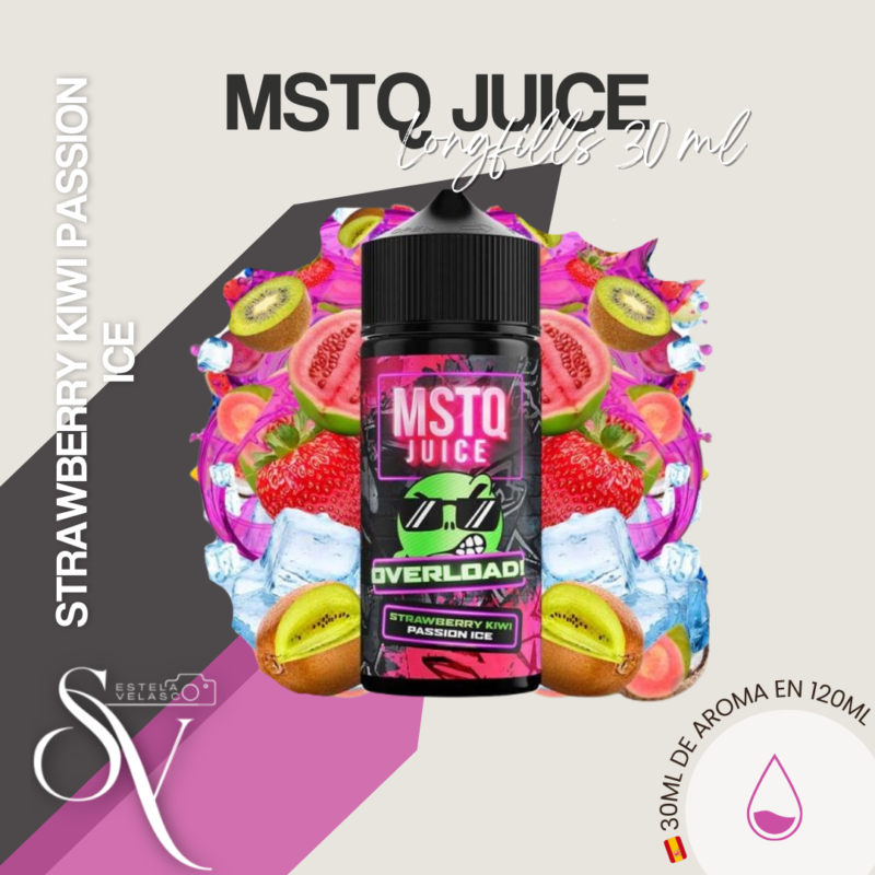 Longfills Mstq Strawberry Kiwi Passion Ice 30Ml