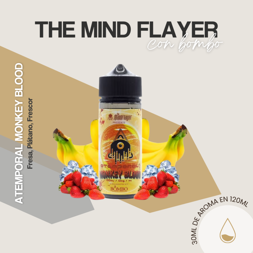 Aroma Atemporal Monkey Blood 30/120Ml - The Mind Flayer