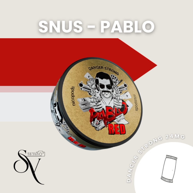 Snus Red 24Mg - Pablo Bolsa De Nicotina