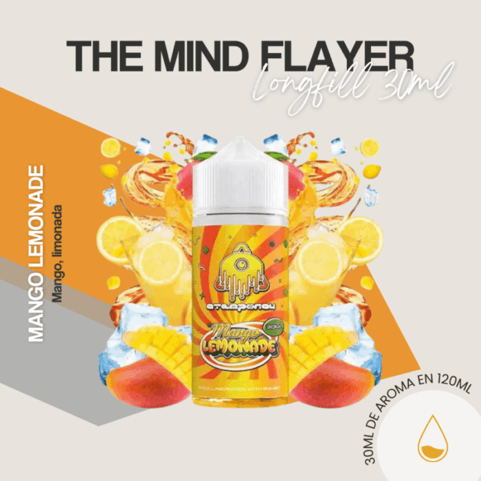 Aroma Atemporal Mango Lemonade 30ml - Longfill The mind Flayer