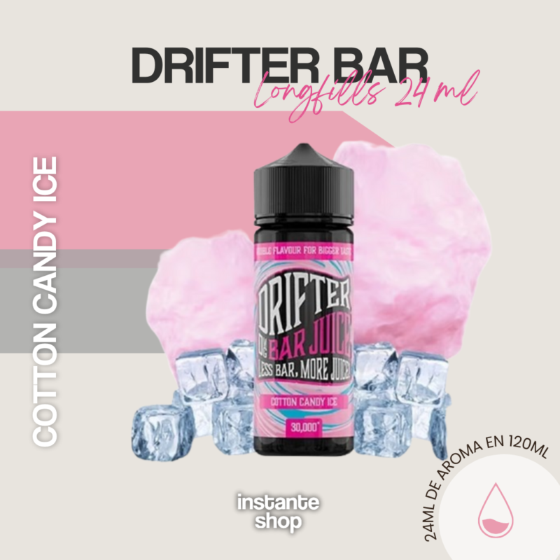 Longfills Drifter Bar Cotton Candy Ice 24Ml