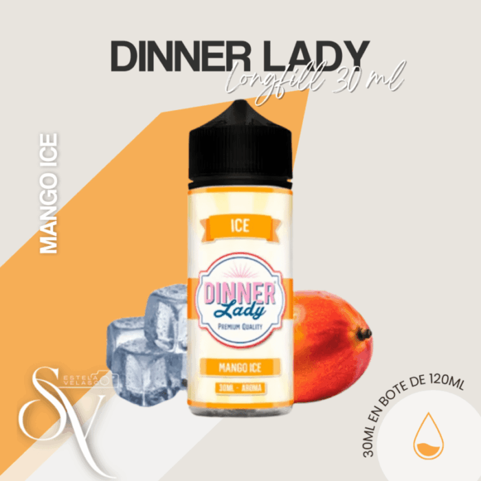 LongFills Dinner Lady Mango Ice 30ml