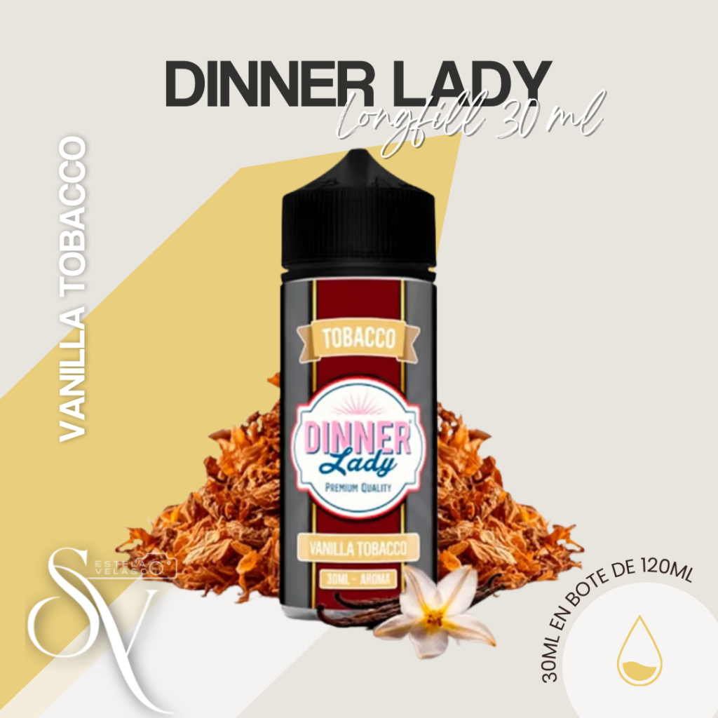 Longfills Dinner Lady Vanilla Tobacco 30Ml