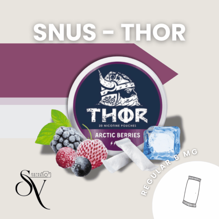 Artic Berries 6mg - Thor Snus