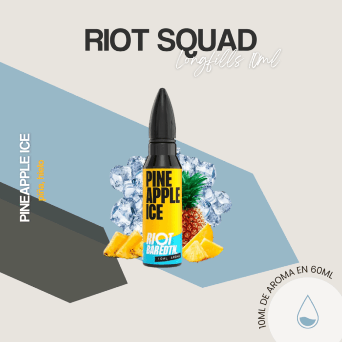 Aroma Pineapple Ice 10ml - Longfill Riot Squad