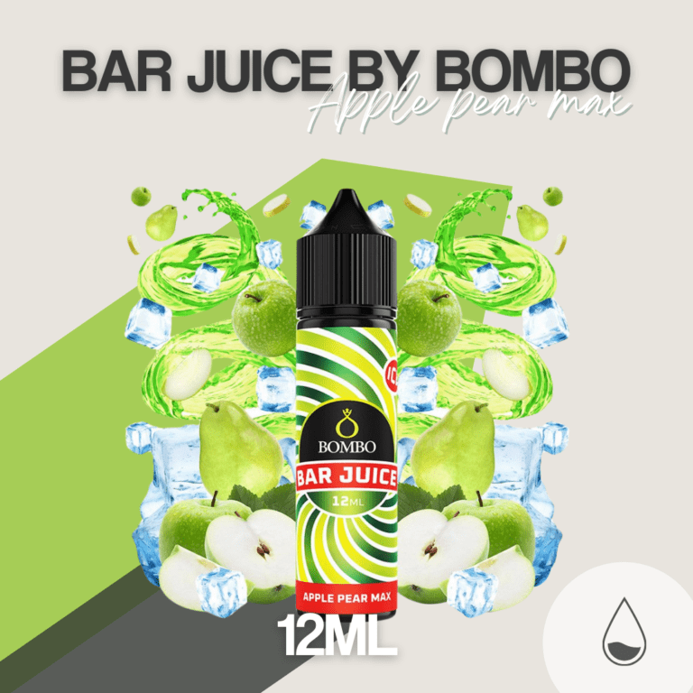 Refrescante combinación de manzana jugosa y pera dulce, con un toque de frescor en cada calada. LONGFILLS Apple Pear Max Ice 12ml By Bombo, ¡un clásico frutal reinventado! 🍏🍐❄️