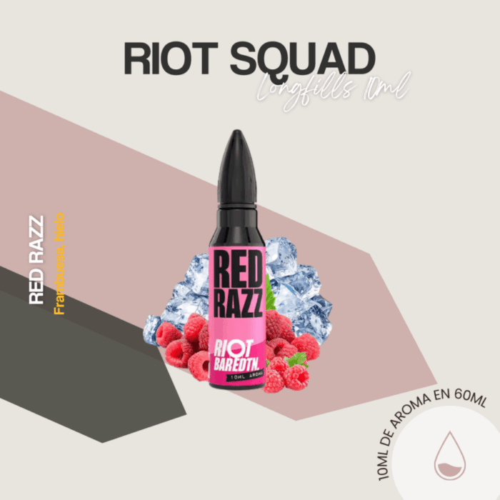 Aroma Red Razz 10ml - Longfill Riot Squad