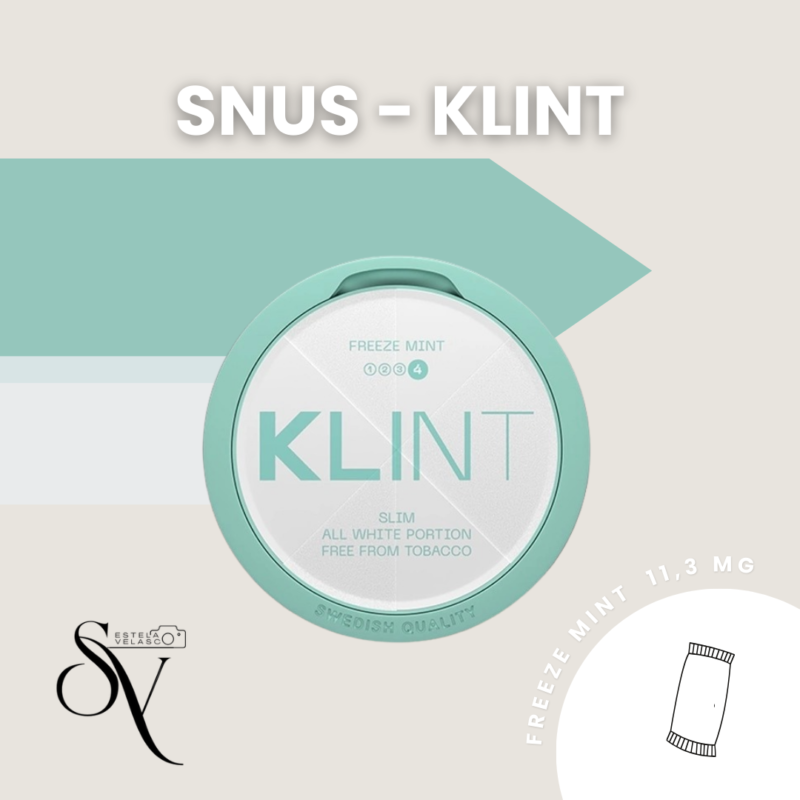 Snus Freeze Mint 11,3Mg - Klint Bolsas De Nicotina
