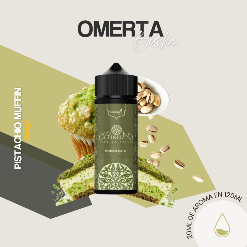 Aroma Pistachio Muffin 30Ml - Omerta Longfill