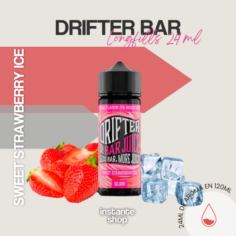 Longfills Drifter Bar Sweet Strawberry Ice 24Ml
