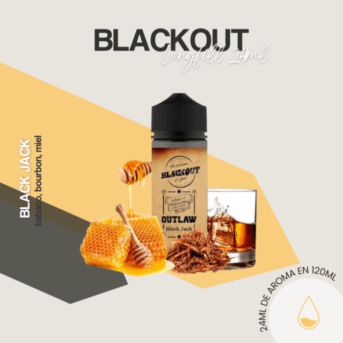 Aroma Black Jack 24ml - Blackout longfill