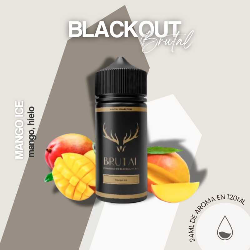 Aroma Brutal Mango Ice 24Ml - Blackout Longfill