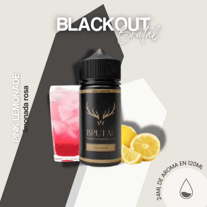 Aroma Brutal Pink Lemonade 24ml - Blackout longfill
