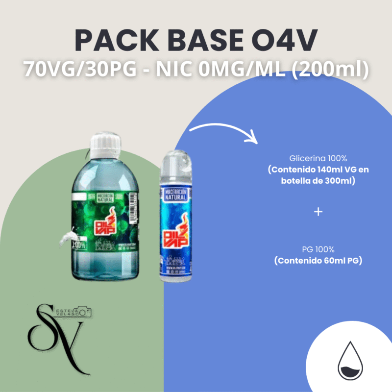 Pack Base - 70Vg/30Pg - Nic 0Mg (200Ml) O4V