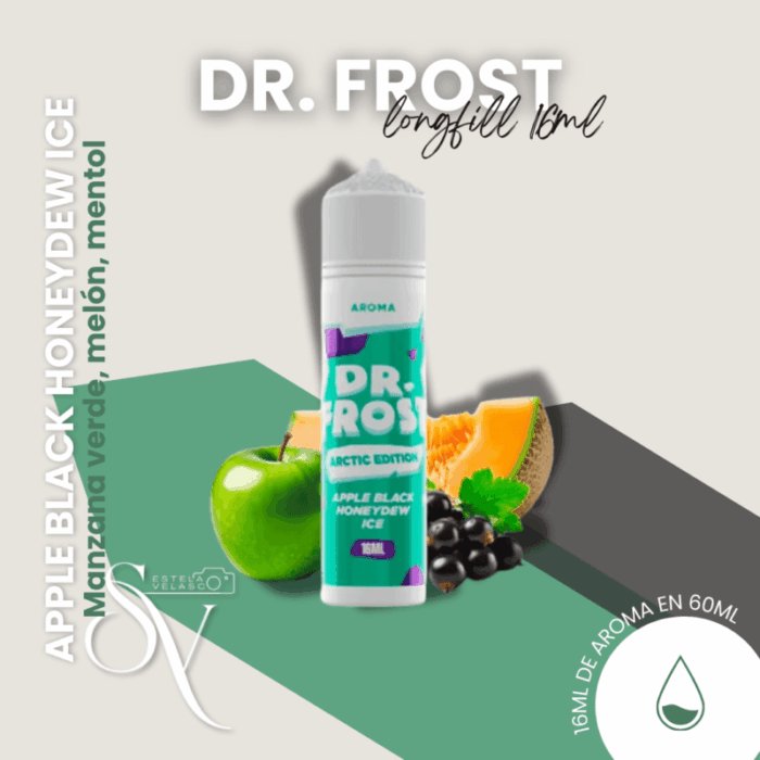 Aroma Apple black honeydew ice 16ml Dr. Frost longfill