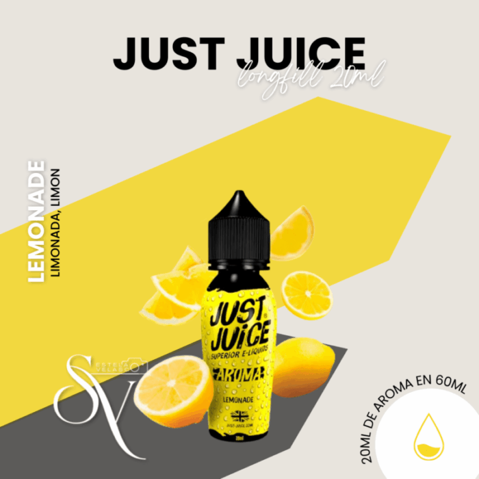 Aroma Lemonade 20ml Just Juice longfill