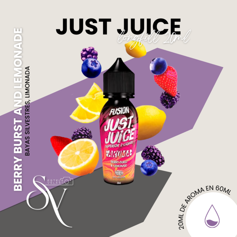 Aroma Berry Burst And Lemonade 20Ml Just Juice Longfill