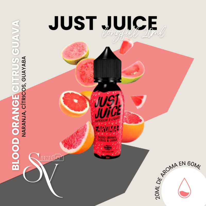 Aroma Blood Orange Citrus Guava 20Ml Just Juice Longfill