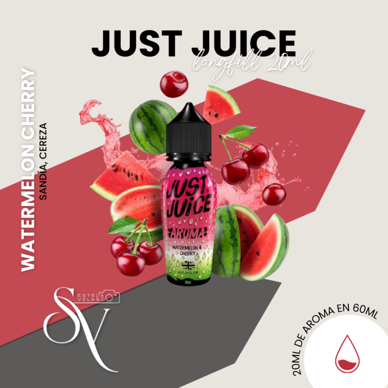 Aroma Watermelon Cherry 20Ml Just Juice Longfill