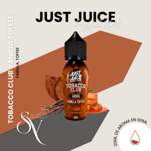 Aroma tobacco club vainilla toffee 20ml Just Juice longfill
