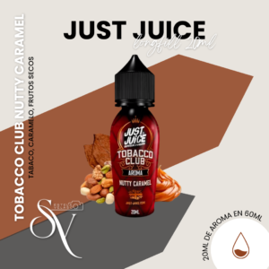 Aroma tobacco club nutty caramel 20ml Just Juice longfill