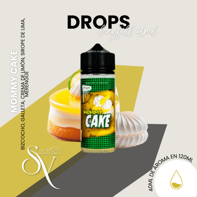 Aroma Mommy Cake Drops 40Ml Longfill