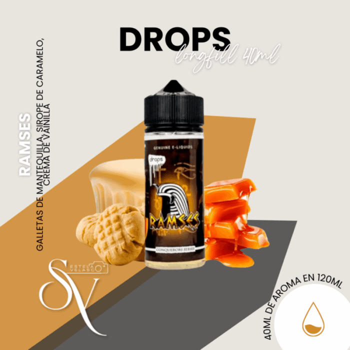Aroma Ramses Drops 40ml Longfill