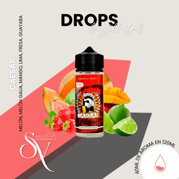Aroma Caesar Drops 40ml Longfill