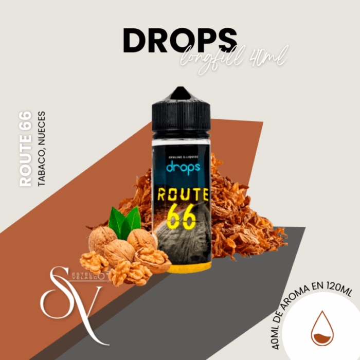 Aroma Route 66 Drops 40ml Longfill