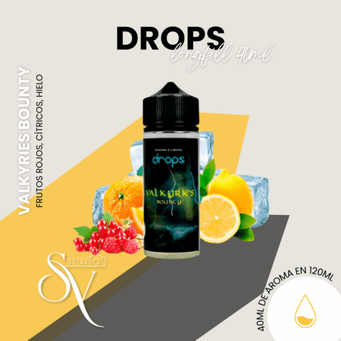 Aroma Valkyries Bounty Drops 40ml Longfill