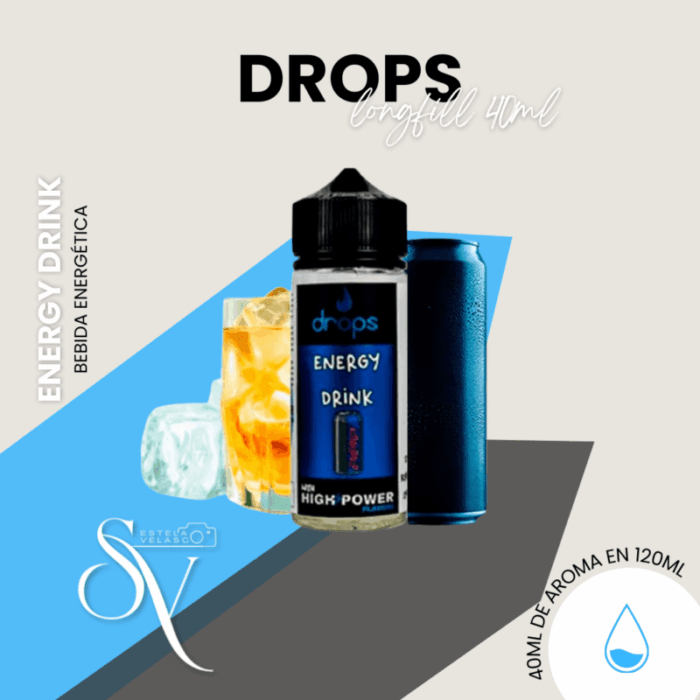 Aroma Energy Drink Drops 40ml Longfill
