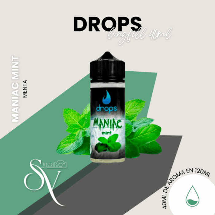 Aroma Maniac Mint Drops 40ml Longfill