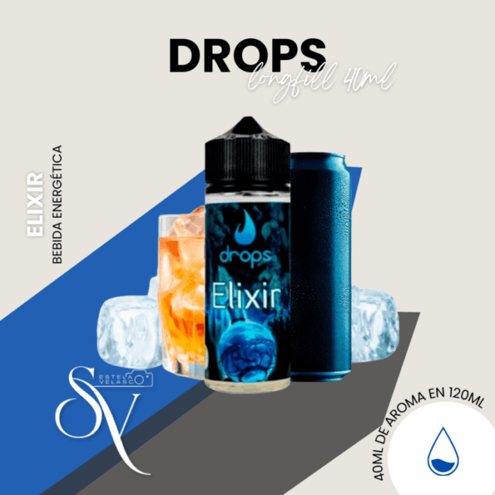 Aroma Elixir Drops 40ml Longfill