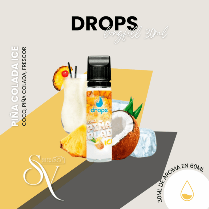 Aroma Piña colada Ice Drops 30ml Longfill