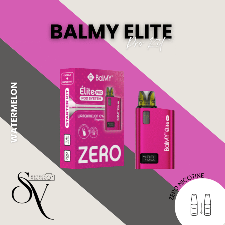 Balmy Elite Pro Kit Watermelon 0% ZERO (Batería + Cápsula)